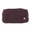 Hy Equestrian Melrose Cable Knit Headband - Damson